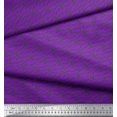 thumbnail image 3 of Soimoi Purple Rayon Fabric Dot Abstract Printed Fabric 1 Yard 42 Inch Wide, 3 of 5