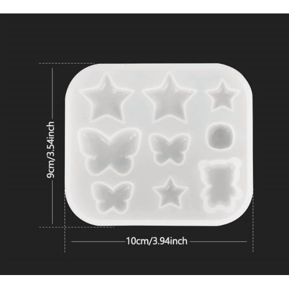 Crystal Glue Mold for Resin Jewelry Making Silicone Earring Pendant
