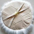 thumbnail image 3 of DOLITY Seat Cushion Faux Mat Artificial Pad Sofa Chair Stool Car Camel 40cm, 3 of 9