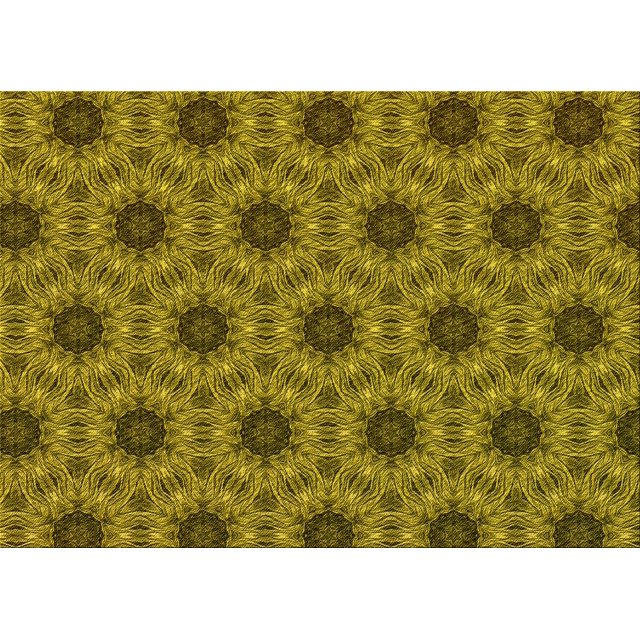 Ahgly Company Machine Washable Indoor Rectangle Transitional Orange Gold Area Rugs, 6' x 9'