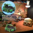 thumbnail image 1 of Lizard Feeding Bowl, Water Feeder Tortoise Resin Tortoise Feeder, for Aquarium, 1 of 8