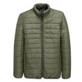 thumbnail image 2 of Veste Légère Rembourrée en Coton à Col Montant et Fermeture Éclair pour Hommes, 2 of 3