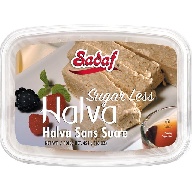 Sadaf Halva Sugar Less, 454g