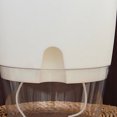 thumbnail image 3 of Transparent Double Layer Flowerpot Plant Pots Flower Pots Watering Plastic Plant Pot Modern Decorative Flower Pot Self Watering Plastic Flowerpot Transparent Double Layer, 3 of 6