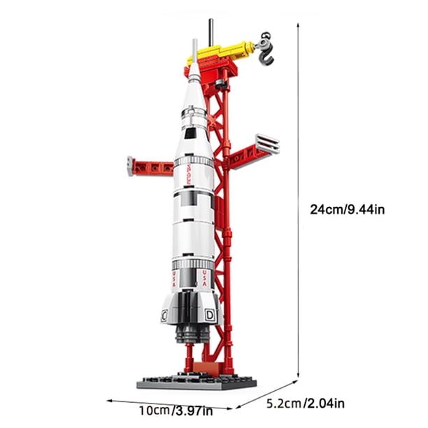 JUNRUI – Vaisseau Spatial 650 Pièces – Kit STEM, Cockpit Ouvrant, Train Rétractable, Dès 6 Ans