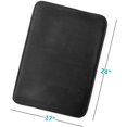 thumbnail image 2 of Memory Foam Bathrug - Black Bath Mat and Shower Rug Small 17" x 24" Inches, Non Slip Latex Free Plush Microfiber. Comfortable, Beautiful and Maximum Absorbency., 2 of 8