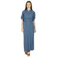 thumbnail image 4 of Bimba Robe Longue Maxi de Jour pour Femmes en Rayonne avec Fente Latérale Vêtements d'Été, 4 of 7