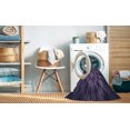 thumbnail image 2 of Ahgly Company Tapis d'Intérieur Ronds Lavables à la Machine, Style Transitionnel, Violet Sauge Buisson Violet, Tapis de Zone, 5 Pieds Rond, 2 of 7