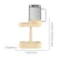 thumbnail image 3 of EGNMCR Closet Organizers and Storage, Organization and Storage, Storage Bins Bathroom Toothbrush Rack Couples Toothbrush Cup Rack Set Toothbrush Stand Space-Saving Toothbrush Rack Plastics cup rack, 3 of 6