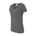 thumbnail image 1 of Gildan - T-Shirt à Col en V pour Femmes en Coton Épais, 1 of 1