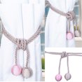 thumbnail image 2 of Agiferg Retro Window Curtain Cord Rope Buckle Tiebacks Tie Backs Curtain Hanging Ball, 2 of 4