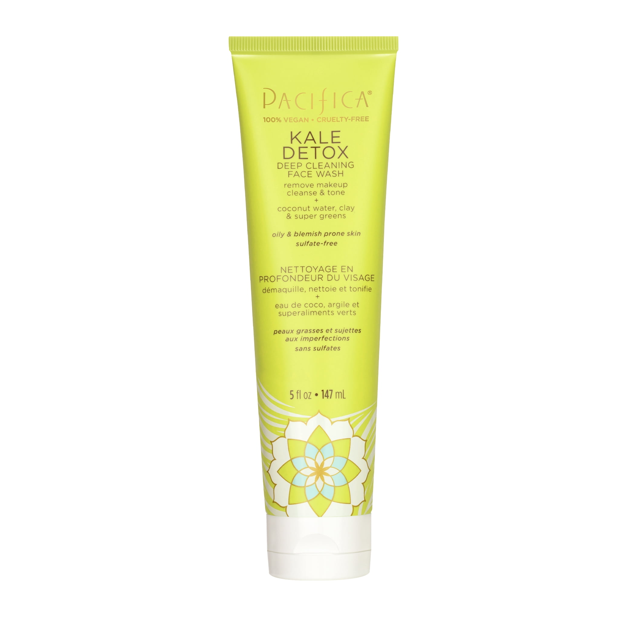 Pacifica - Nettoyant visage détoxifiant et purifiant au chou frisé - 148 ml