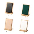 thumbnail image 3 of fastboy Wood Made Necklace Display Stand Showcase Jewelry Collection Display Stand Necklace Bamboo Display Stand Multiple Slots White 1Set, 3 of 6