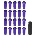 thumbnail image 2 of Écrous de Boulon, 20 Pcs Accessoires de Roue M12x1.5 avec Douille à Clé, Haute Dureté, Remplacement pour, 2 of 8