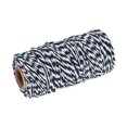 thumbnail image 1 of Unique Bargains Twine Packing String Wrapping Cotton Twine 100M Navy Blue and White Rope for Gift Wrapping Twine, 1 of 1