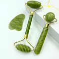 thumbnail image 3 of Natural Jade Stone Roller Massager, Jade Roller and Gua Sha Set,, 3 of 6