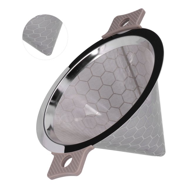 Tea Strainer, Anti-scalding Handle Cone Strainer For Household For Bar