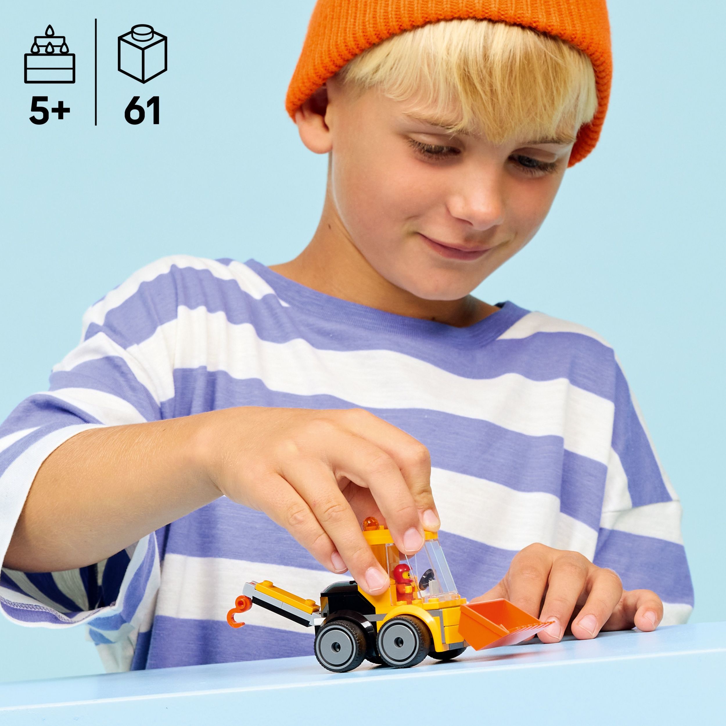 LEGO City Véhicules – La chargeuse – Ensemble de construction – 60483