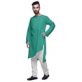 thumbnail image 4 of Atasi KurtaForMen Coupe Unie à Manches Longues pour Hommes en Coton à Col Rond, 4 of 5