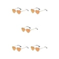 thumbnail image 3 of maskred PVC Heart-Shaped Glasses Non-Slide Silicone Nose Pads And Mulitple Colours For Chic Look Gold Metal red reflective 5Set, 3 of 6
