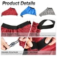 thumbnail image 4 of Langgg Jupe de Pulvérisation Réglable Imperméable et Anti-Poussière pour Kayak, Accessoire de Couverture de Pont de Cockpit Portable pour Sports Nautiques en Plein Air, Canoë, Rouge, 4 of 7