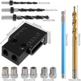 thumbnail image 4 of Ultimate Woodworking Drill Guide for Precise Oblique & Finishing Tasks 38-Piece Pocket Hole Jig Kit, 4 of 5
