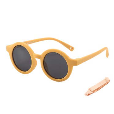 Kids Sunglasses Colorful UV Protection Single-Pack Suitable for Boys and Girls 0-3 Years