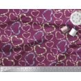 thumbnail image 2 of Soimoi Poly Georgette Fabric Floral & Heart Fabric Prints by Yard 42 Inch Wide, 2 of 3