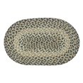 thumbnail image 2 of Capitol Importing 02-319 Burgundy-Mustard-Ivory - 20 in. x 30 in. Oval Braided Rug, 2 of 2