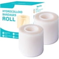 thumbnail image 1 of Rivaya Rouleau d'Hydrocolloïde pour Soins des Plaies, Rouleau de Pansements Hydrocolloïdes Imperméables - Découpe sur Mesure, Ultra Absorbant, Protège Mieux, 1 of 7