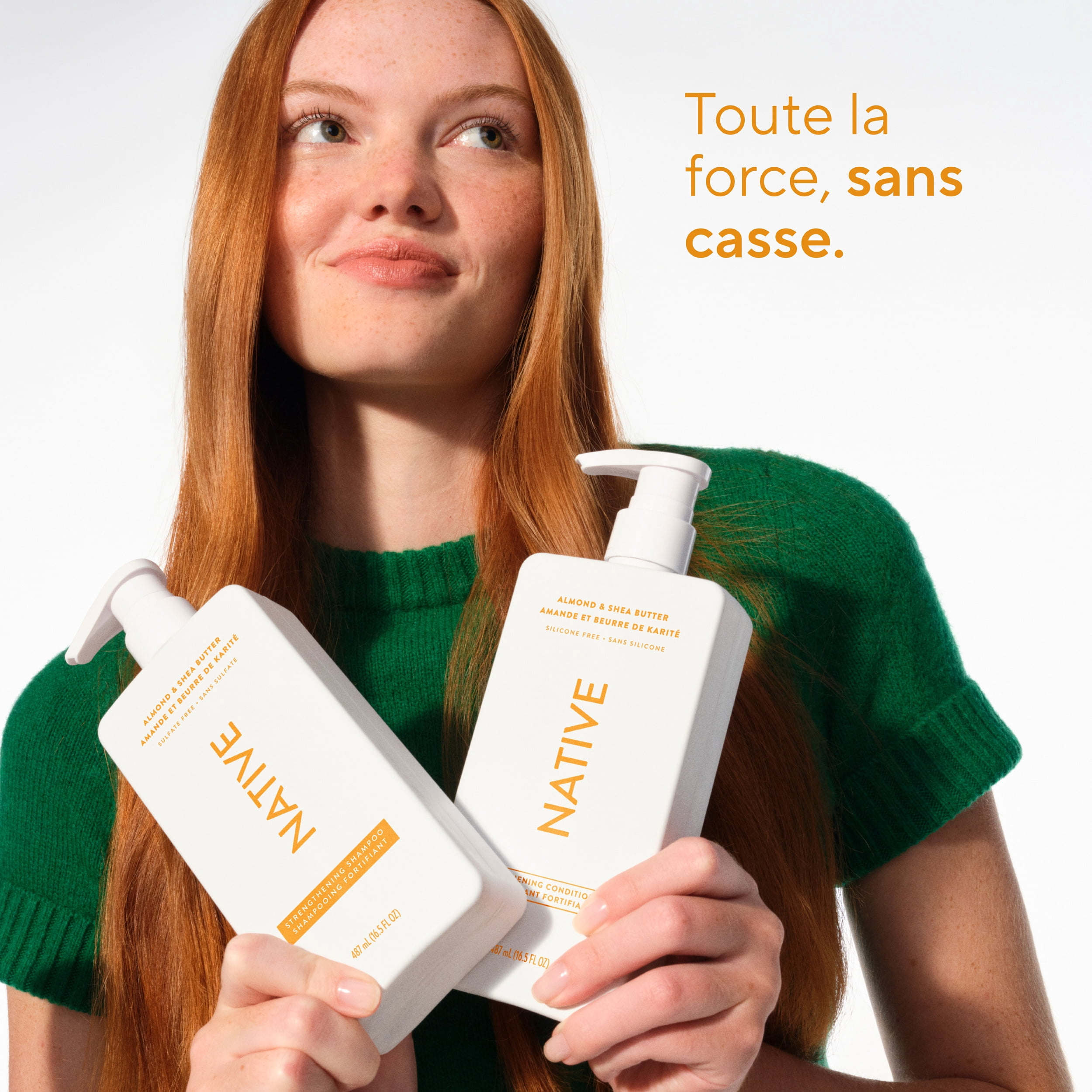 Revitalisant fortifiant Native, Amande et beurre de karité, 487 mL