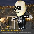 thumbnail image 4 of HOMCOM 9,8 Pieds Décoration Gonflable Skeleton Ghost pour Halloween Intérieur Extérieur, 4 of 10