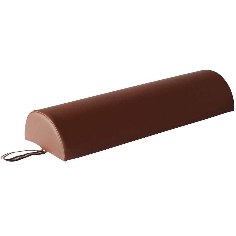 9" Diameter Deluxe Oversized Massage Table 25" Half Bolster - Espresso Brown