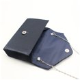 thumbnail image 4 of thinsony Sac Enveloppe pour Femmes Rectangulaire avec Strass Sac à Main de Mariage Cadeau d'Anniversaire Bleu Foncé, 4 of 9