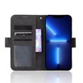 thumbnail image 3 of Case for iPhone 13 Pro Max Cover Adjustable Detachable Card Holder Magnetic closure Leather Wallet Case - Black, 3 of 5