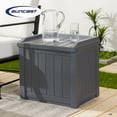 thumbnail image 4 of Suncast Coffre de Terrasse Extérieur de 22 Gal pour Petit Patio avec Siège de Rangement (Lot de 3), 4 of 11