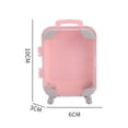 thumbnail image 2 of Walkable Mini Storage Trolley Luggage | Compact Portable Cosmetic Organizer Box | Durable Travel Storage Case for Kids Adults | Home Decoration Small Item Carrier | Versatile Use, 2 of 5