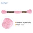 thumbnail image 2 of Unique Bargains Pink Embroidery Floss, 8m Each, 12 Skeins, 2 of 6
