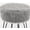 Gris/noir, variante sur Pixie Pouf Rond, Pouf, Repose-Pieds, Tabouret Repose-Pieds