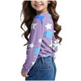 thumbnail image 3 of Posijego T-Shirts Graphiques à Manches Longues pour Tout-Petits Garçons Filles, Mignons, Col Ras du Cou, T-Shirts Basiques, Hauts, Chandail de Printemps pour Enfants, 3 of 6