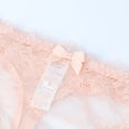 thumbnail image 2 of Sous-vêtements pour Femmes en Maille Transparente Lingerie Broderie Soutien-Gorge et String et Bas, 2 of 5