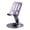 Purple, variant on Metal Tablet Stand with 360 Degree Rotation Folding Desktop Holder for Phone and iPad | Portable Adjustable Aluminum Tablet Mount for Bed, Couch, Kitchen, Office, Travel