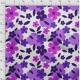 thumbnail image 4 of oneOone Silk Tabby Purple Fabric Floral Craft Projects Decor Fabric Printed By The Yard 42 Inch Wide, 4 of 4