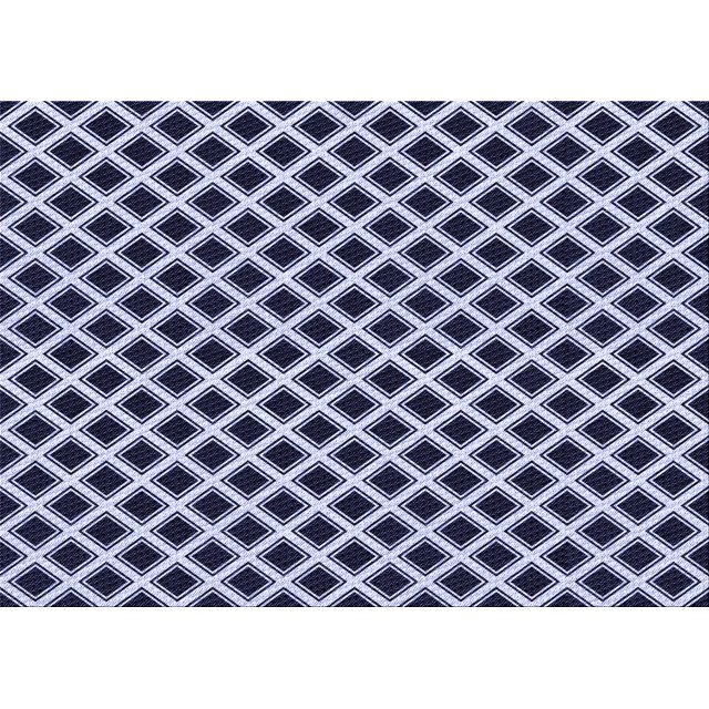 Ahgly Company Machine Washable Indoor Rectangle Transitional Night Blue Area Rugs, 6' x 9'