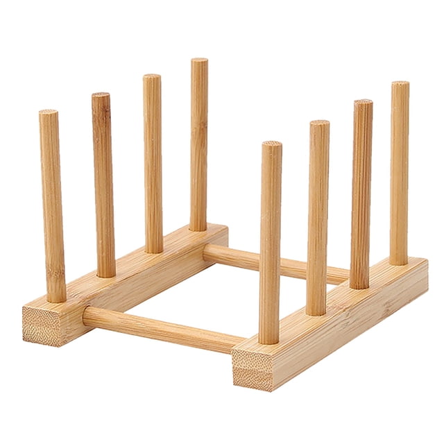 Agiferg Multifunctional Bamboo Kitchen Dish D rain Rack Tableware Storage Rack