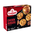 thumbnail image 1 of FLAMINGO CHICKEN BURGERS, Chicken Burgers non-breaded, Raw, 1 of 1
