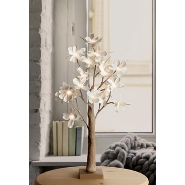 Merkury Innovations 24 inch Magnolia Blossom Lightup Tree