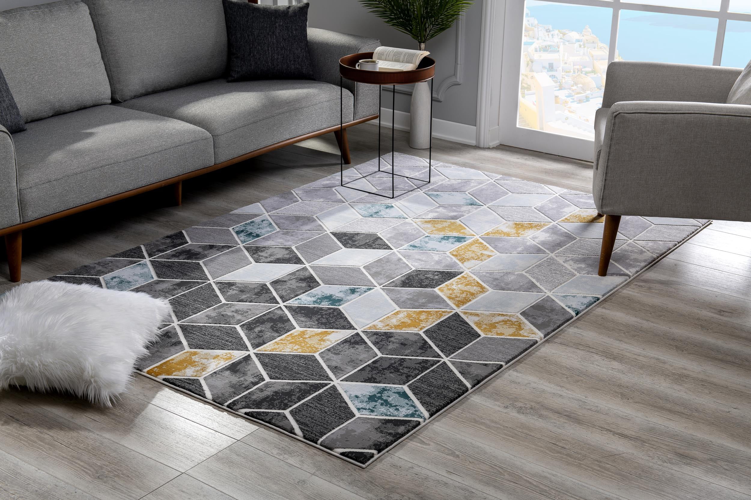 Rug Branch Oasis Collection Tapis géométrique moderne
