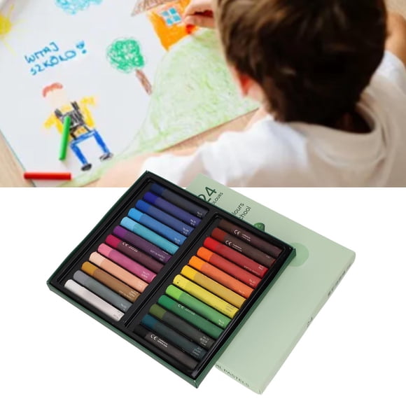Oil Pastels, Oil Crayons Medium Soft Vibrant Colors for Crafting 24 Colors,36 Colors