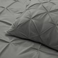 thumbnail image 4 of Nestl Couette à Plis Pincés, Ensemble de Couette Simple/Simple TG, Gris, 4 of 6